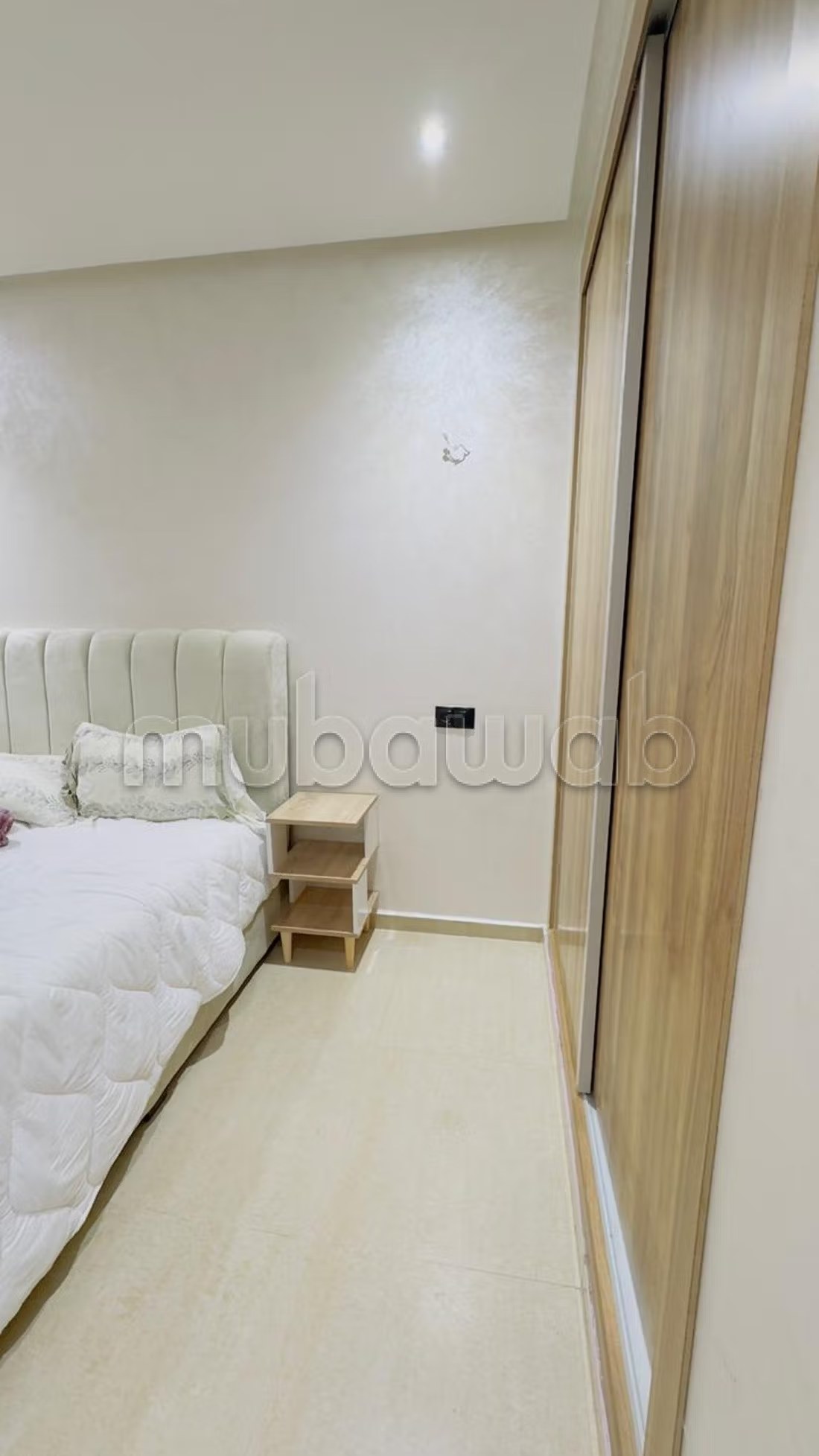 Appartements à louer à Bel Air Val fleuri. Surface totale 60 m². Salon typique marocain, résidence sécurisée