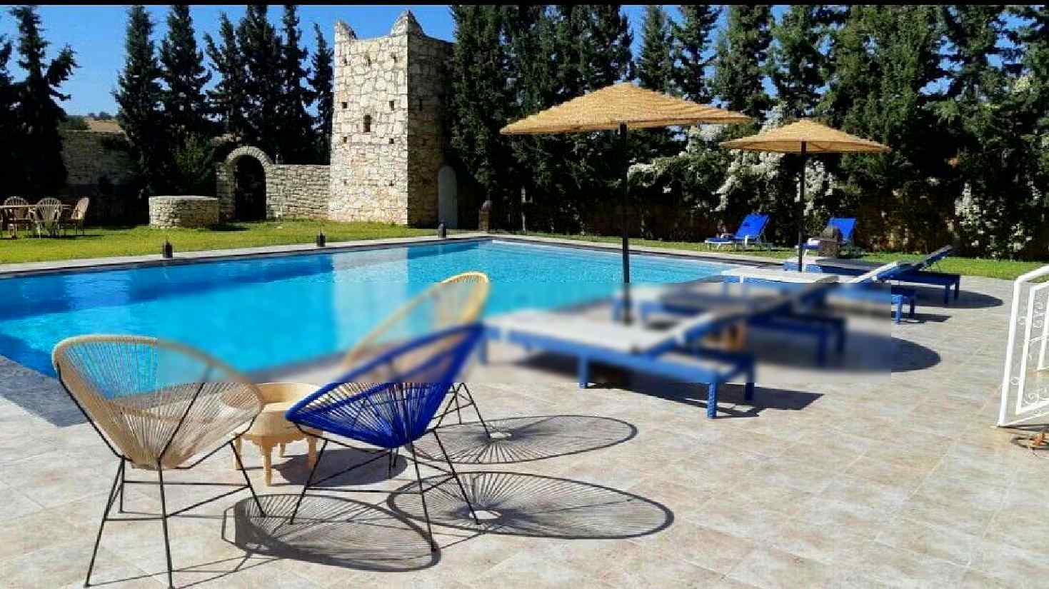 Location villa de haut standing à Ounagha. 5 pièces confortables. Environnement calme avec vue montagne, chauffage central - Photo 7