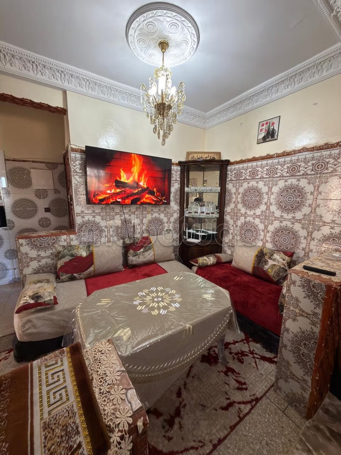 Appartements à louer à Hamria. 
Surface de 40 m². 
Système de parabole et salon marocain - Photo 9