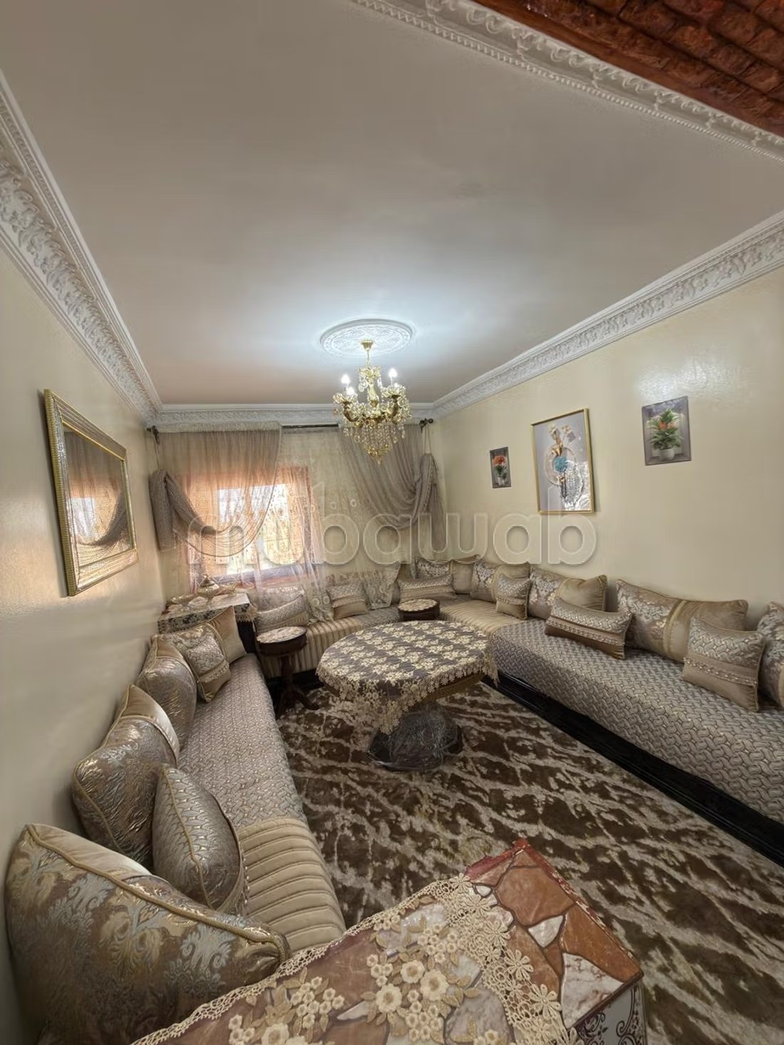 Appartements à louer à Hamria. 
Surface de 40 m². 
Système de parabole et salon marocain - Photo 4