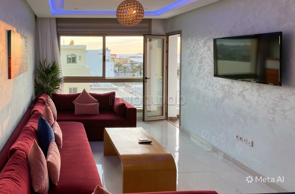 Appartements à louer à Asilah. 2 pièces. Résidence sécurisée et équipée d'un système de réception des chaînes satellitaires. - Photo 5