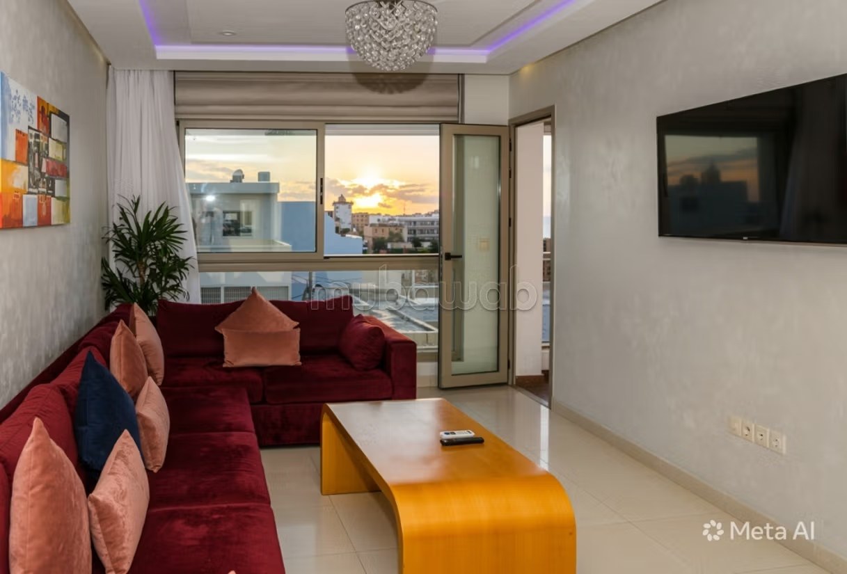Appartements à louer à Asilah. 2 pièces. Résidence sécurisée et équipée d'un système de réception des chaînes satellitaires. - Photo 9