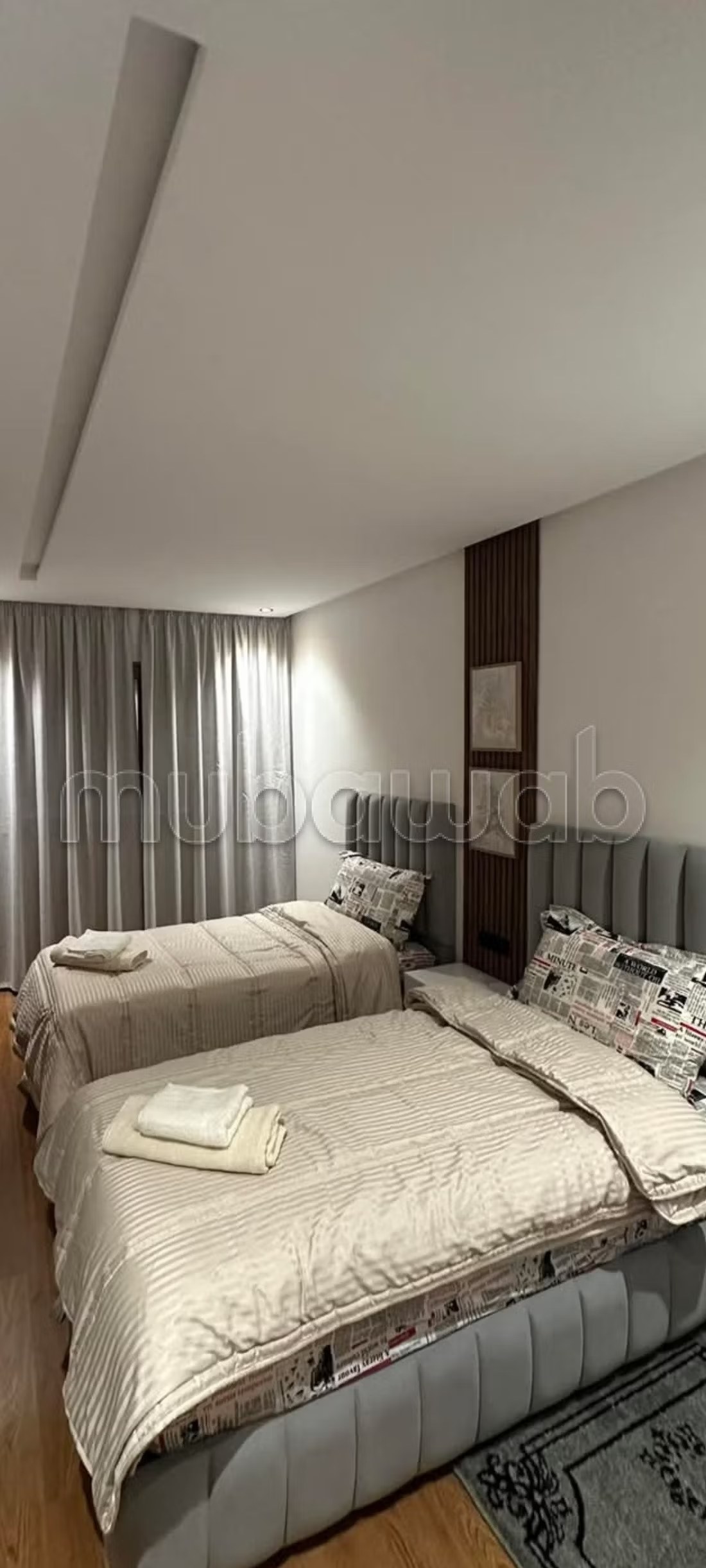 Appartements à louer à Hay Salam. 
Surface totale 70 m². 
Porte blindée, sécurité