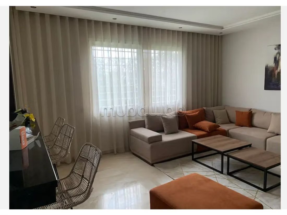 Appartements à louer à Ain Diab. 2 pièces confortables. Fenêtres en double vitrage et vue mer - Photo 7
