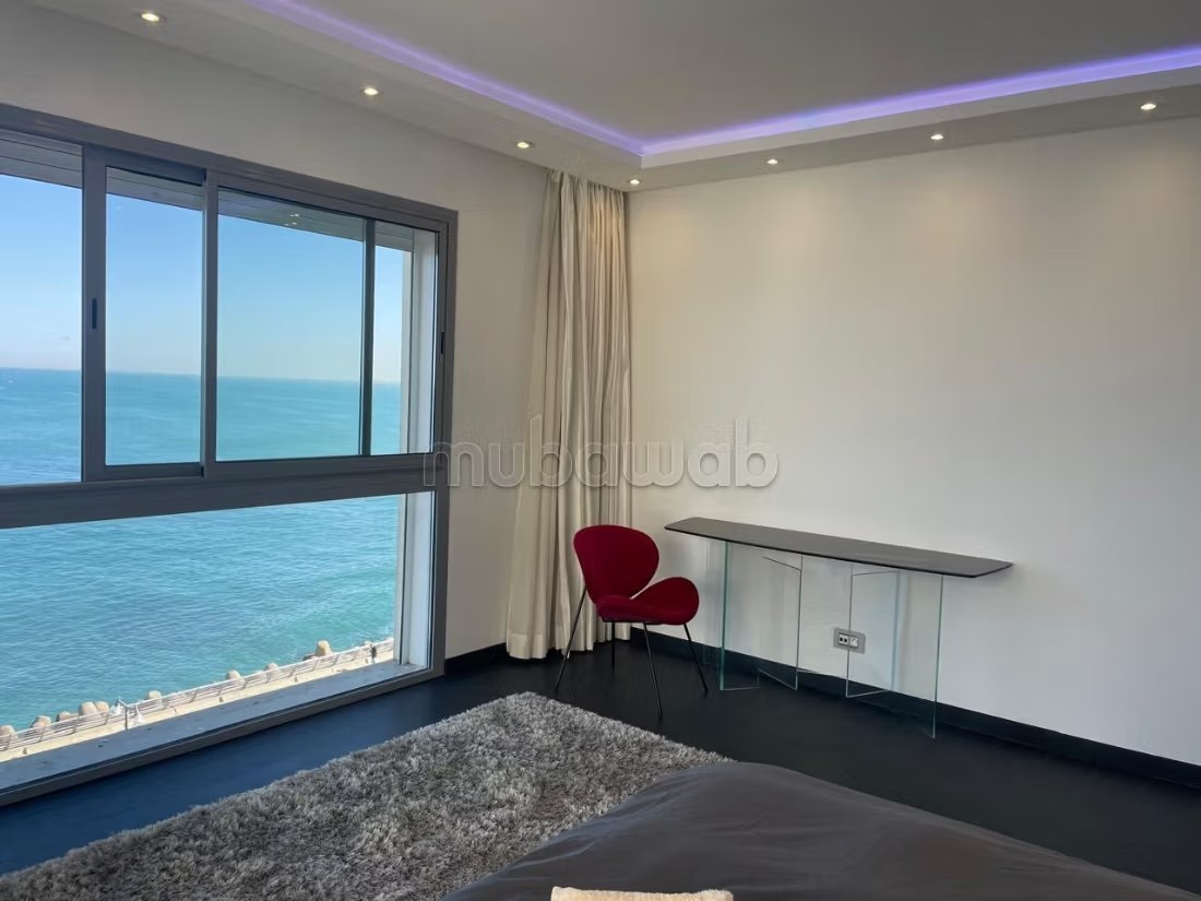 Appartement de vacances à louer à Casablanca Marina. 2 chambres agréables. Porte blindée et vue sur mer - Photo 6