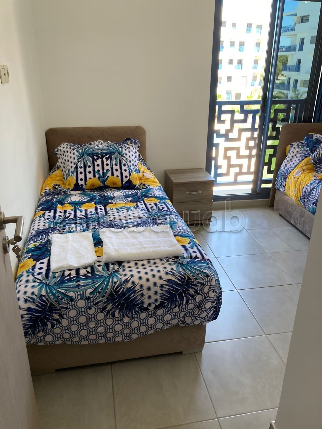 Location d'un appartement à Martil. 
2 belles chambres. 
Nombre minimum de nuitées 3