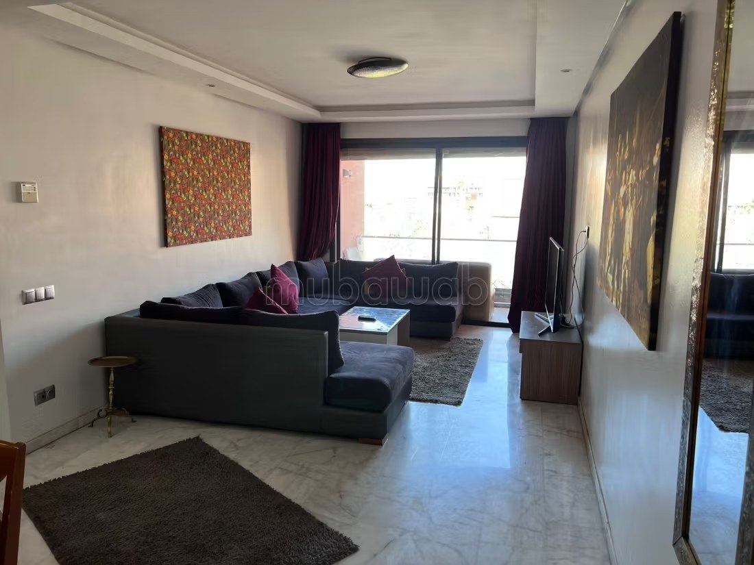 Appartements à louer à Guéliz. Surface totale 90 m². Parking et ascenseur - Photo 7