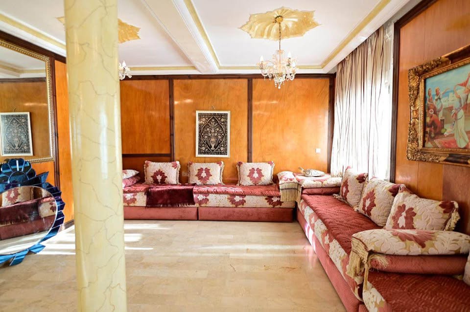 Villa sur le sable 4 chambres pied sur mer à Bouznika sur une vue 360 sur là mer