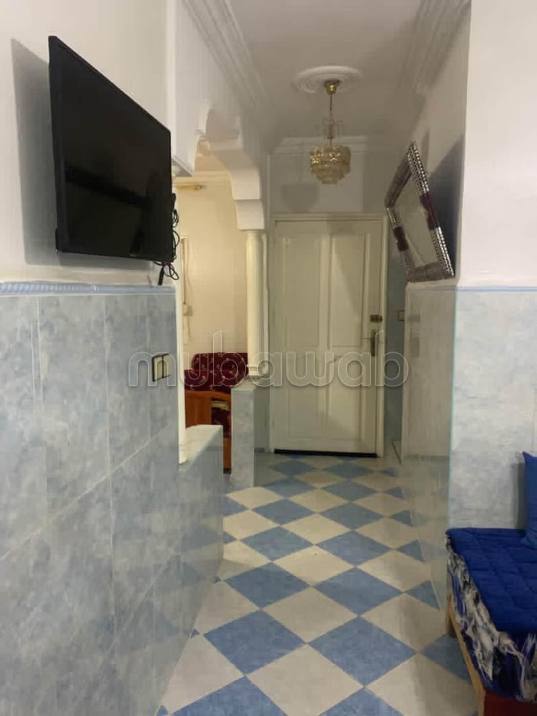 Appartements à louer à Saïdia. 1 Pièce. Salon Marocain et antenne parabolique