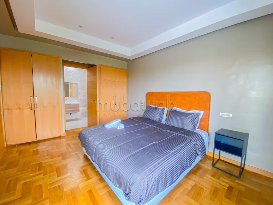 Très bel appartement en location à Agdal. Surface de 100 m². Meublé - Photo 11