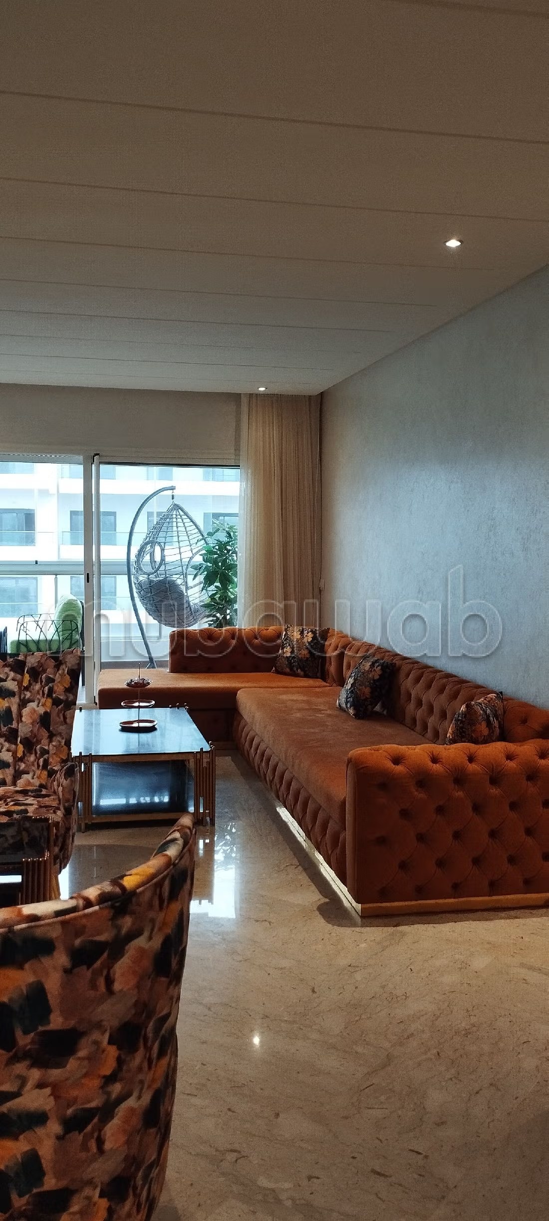 Location saisonnière à Dar Bouazza. Surface totale 170 m². Places de parking et terrasse - Photo 2