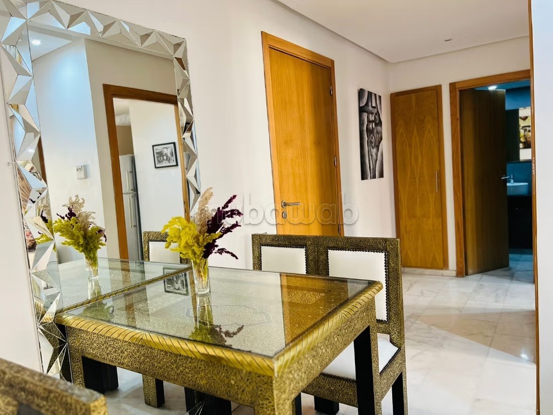 Appartements à louer à Guéliz. 1 chambre. Salon typique marocain, résidence sécurisée