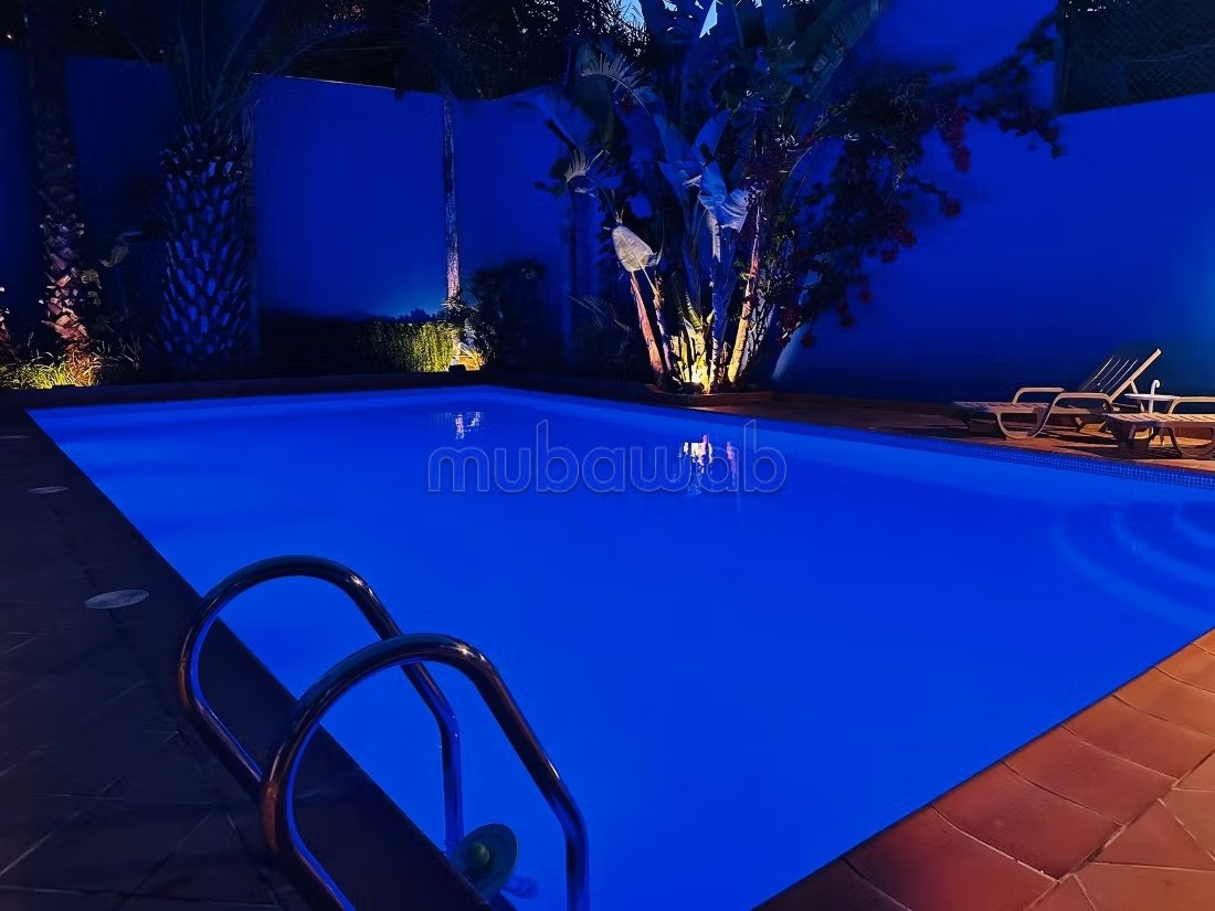 Villa de standing à louer pour vos vacances à Jbel Kbir. Superficie 1000 m². Jardin et terrasse - Photo 57