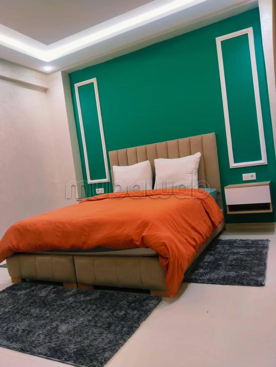 Location d'un appartement à Mhamid. Superficie 112 m². Porte blindée, salon marocain traditionnel