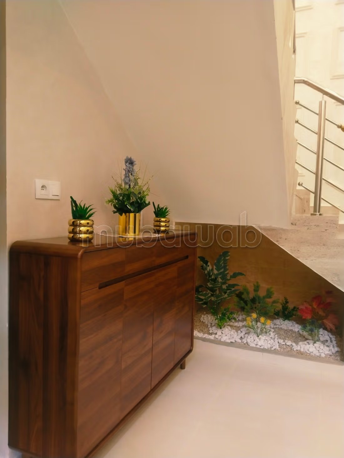 Location d'un appartement à Mhamid. Superficie 112 m². Porte blindée, salon marocain traditionnel - Photo 14