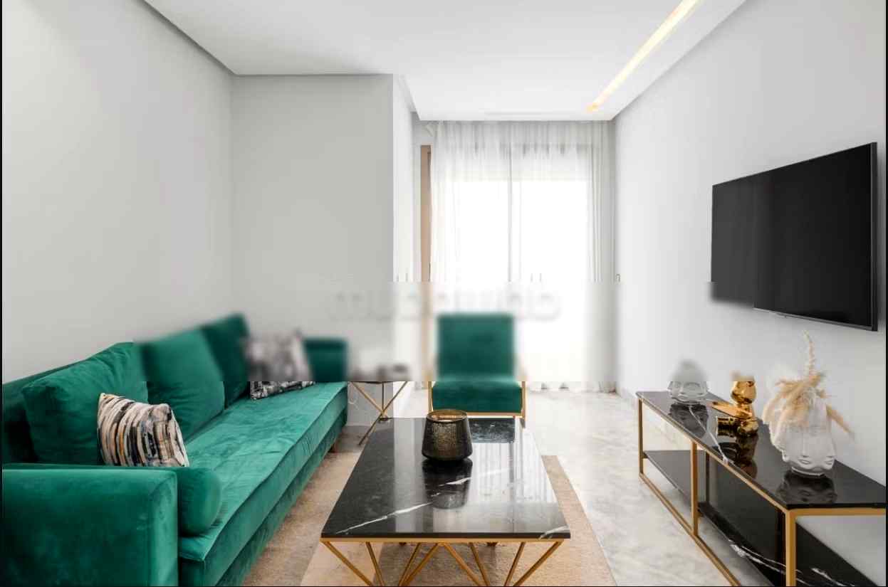 Appartements à louer à Maârif. Surface de 60 m². Avec ascenseur et terrasse