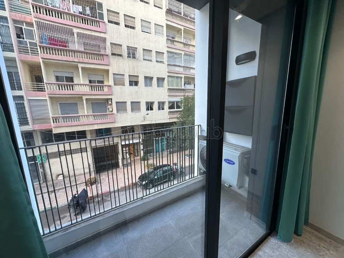 Studio Meublé neuf avec terrasse – maarif, Casablanca –
