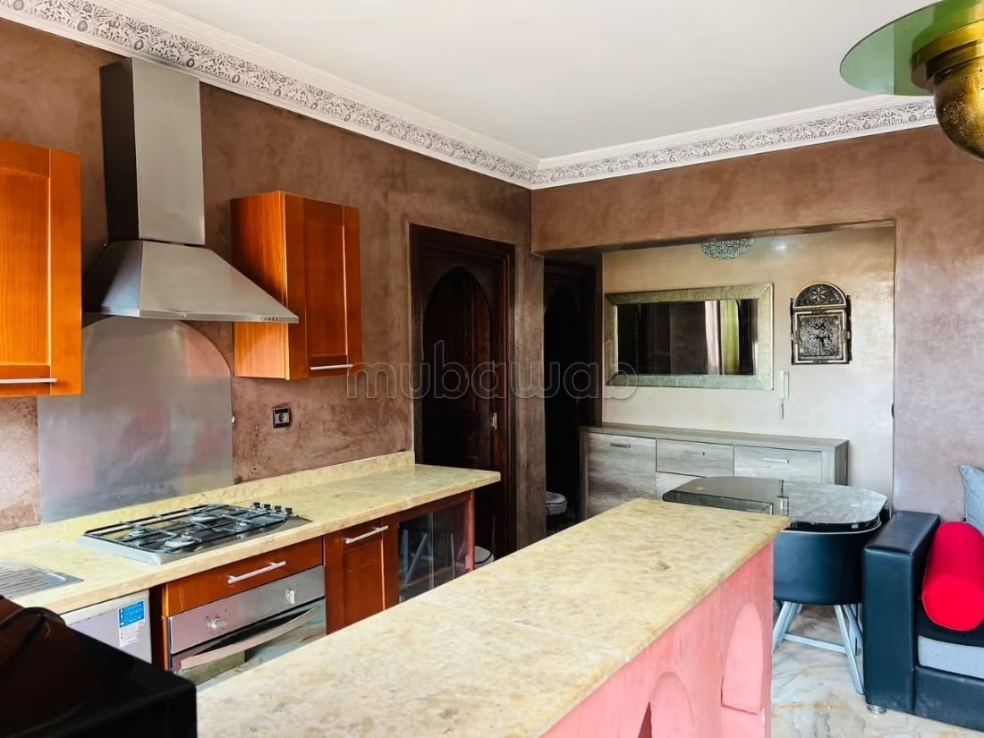 Appartement de vacances à louer à Guéliz. 2 pièces. Salon Marocain et antenne parabolique - Photo 5