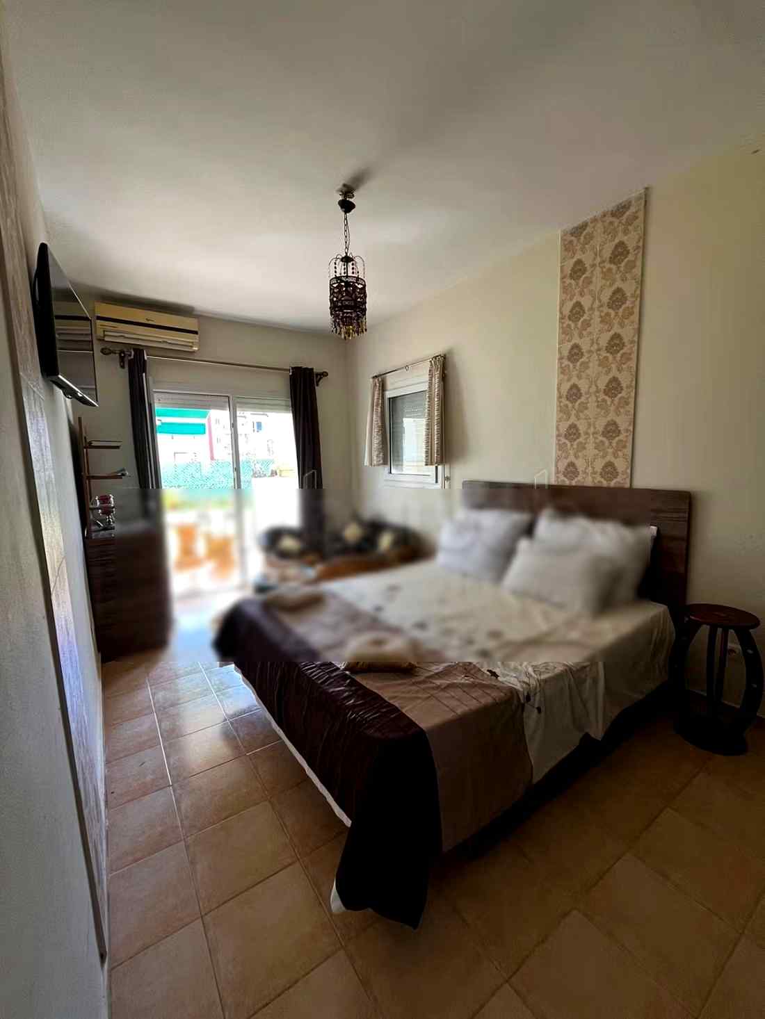 Location d'un appartement à Saïdia. 2 chambres agréables. Environnement calme avec vue sur la mer et double vitrage