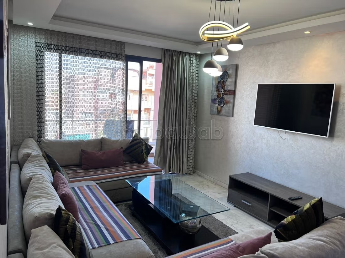 Location saisonnière à Guéliz. 2 belles chambres. Système de parabole et salon marocain - Photo 9