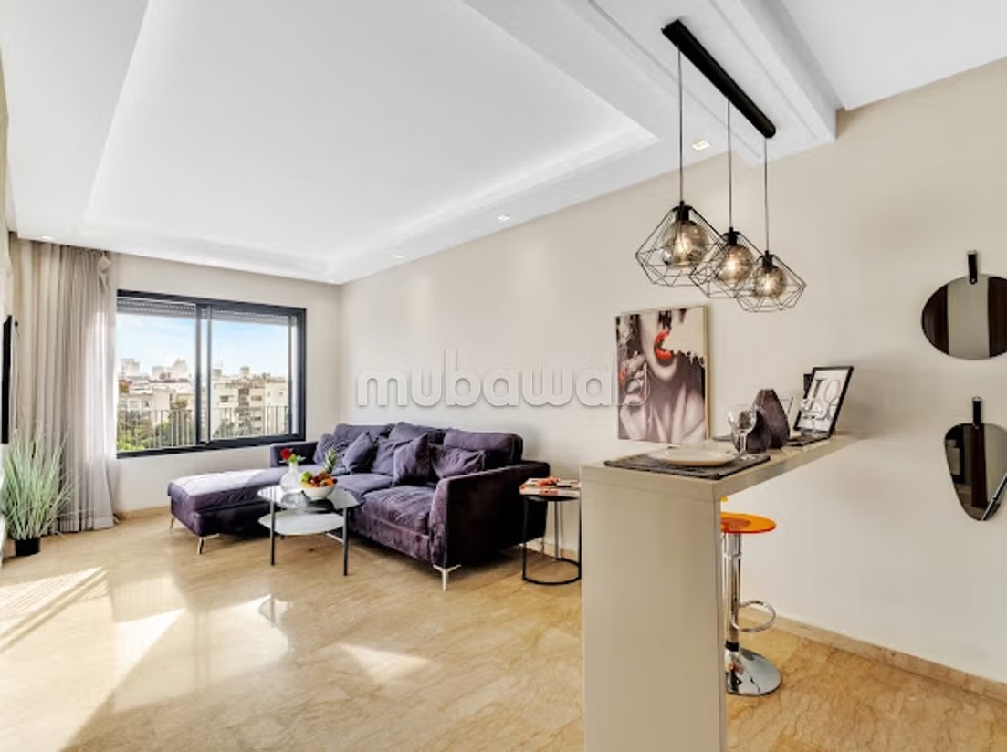 Location d'un appartement à Plateau Al Batha. 1 chambre. Chauffage central et porte blindée - Photo 4
