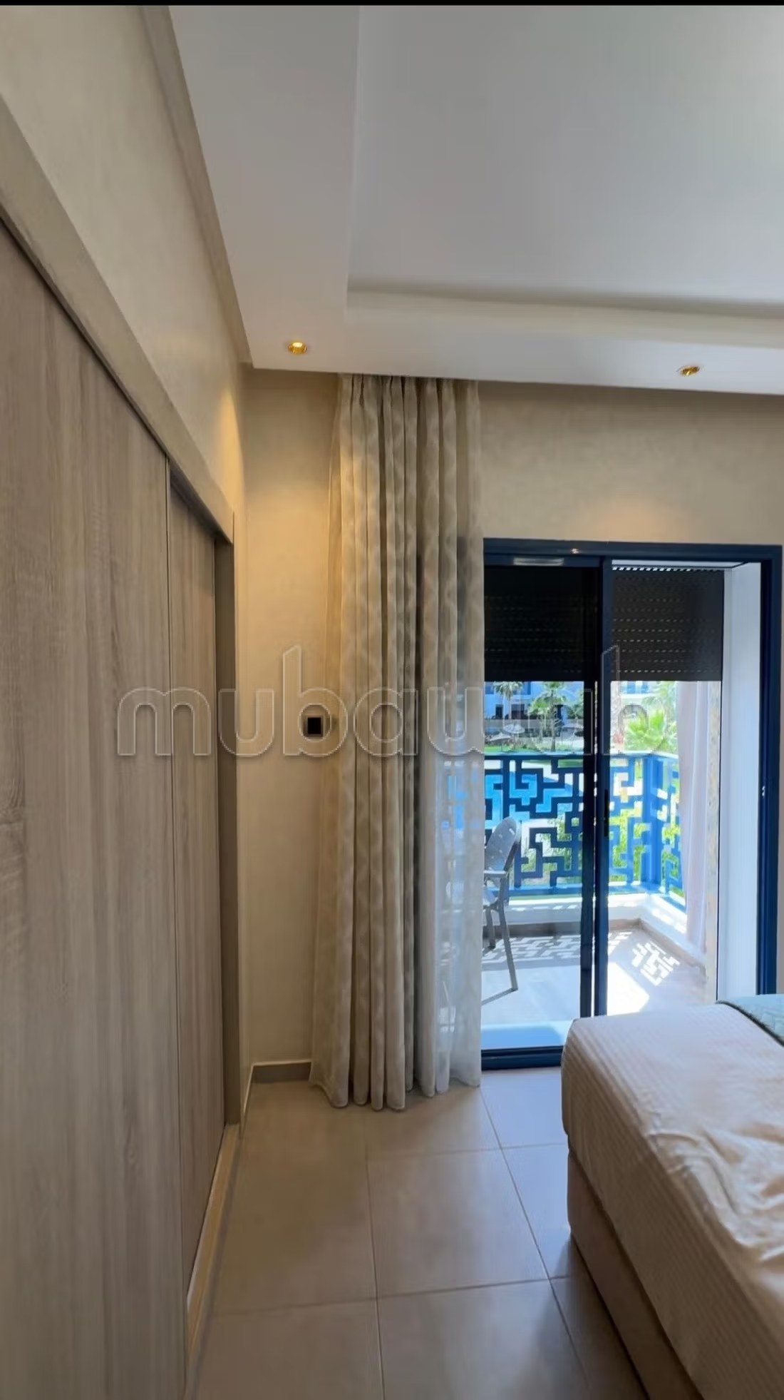 Appartement de vacances à louer à Martil. Superficie 90 m². Piscine et air conditionné