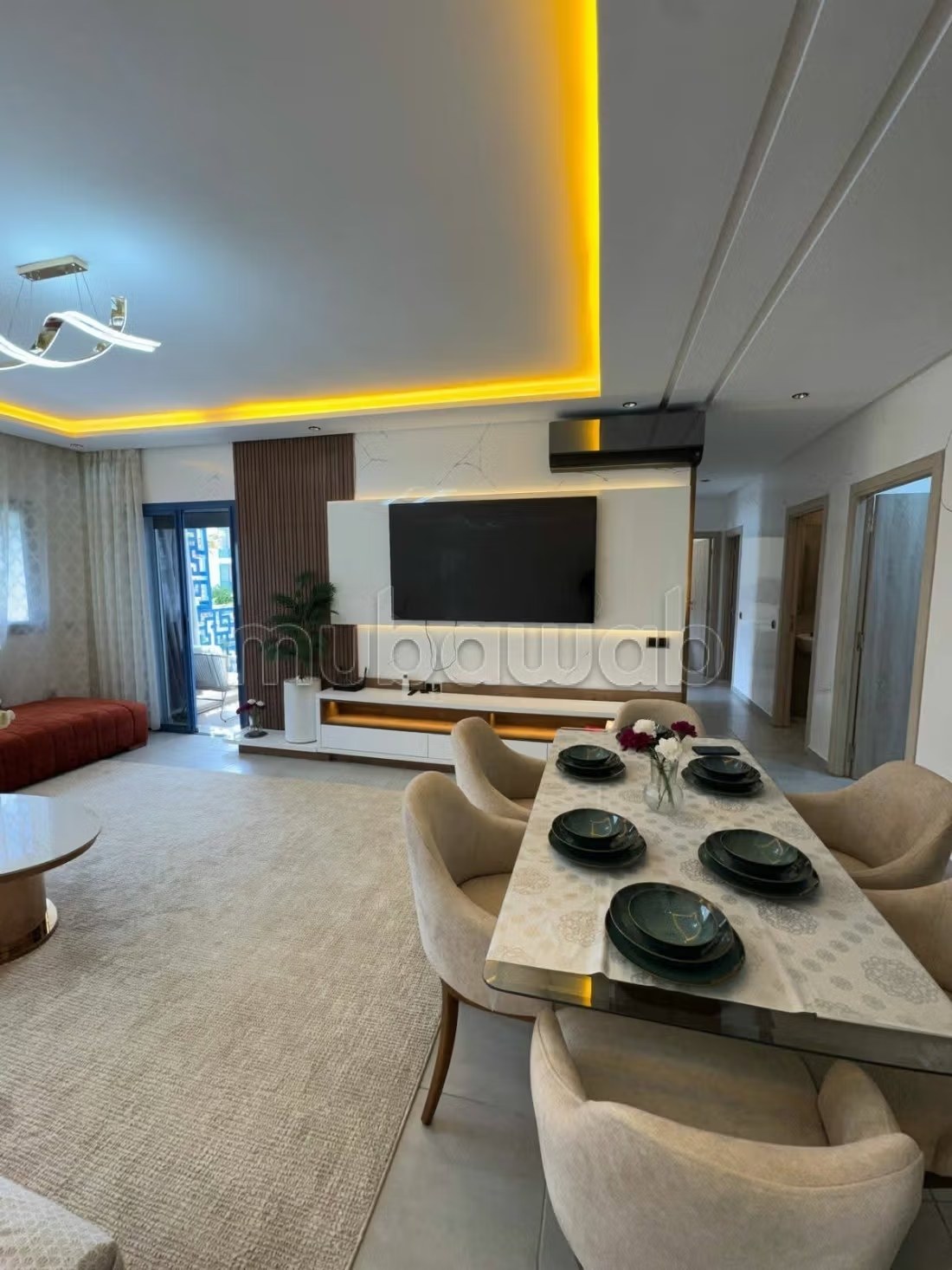 Appartement de vacances à louer à Martil. Superficie 90 m². Piscine et air conditionné - Photo 2
