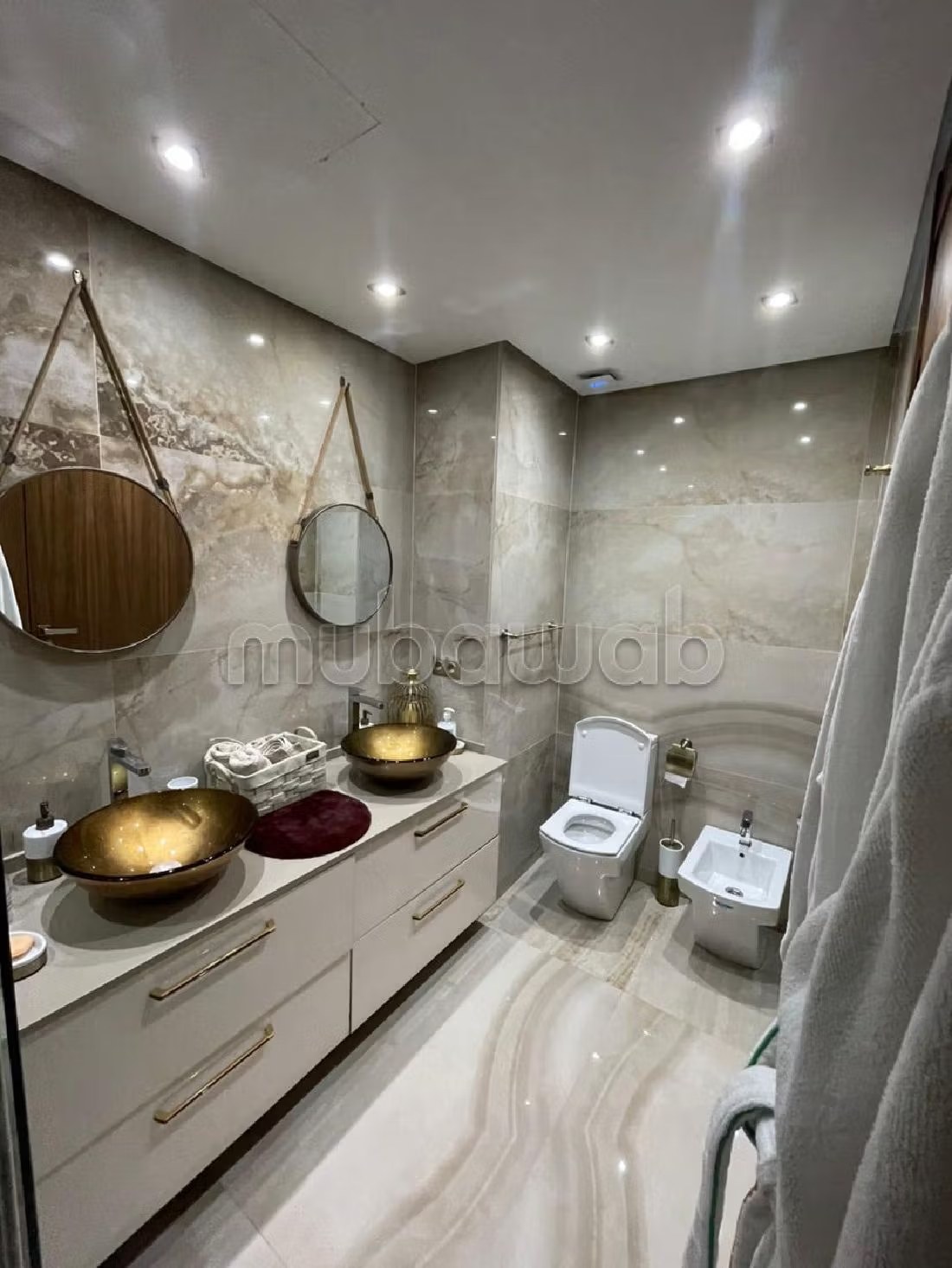 Appartements à louer à Tanger City Center. 2 grandes pièces. Vue sur les montagnes et porte blindée. - Photo 8