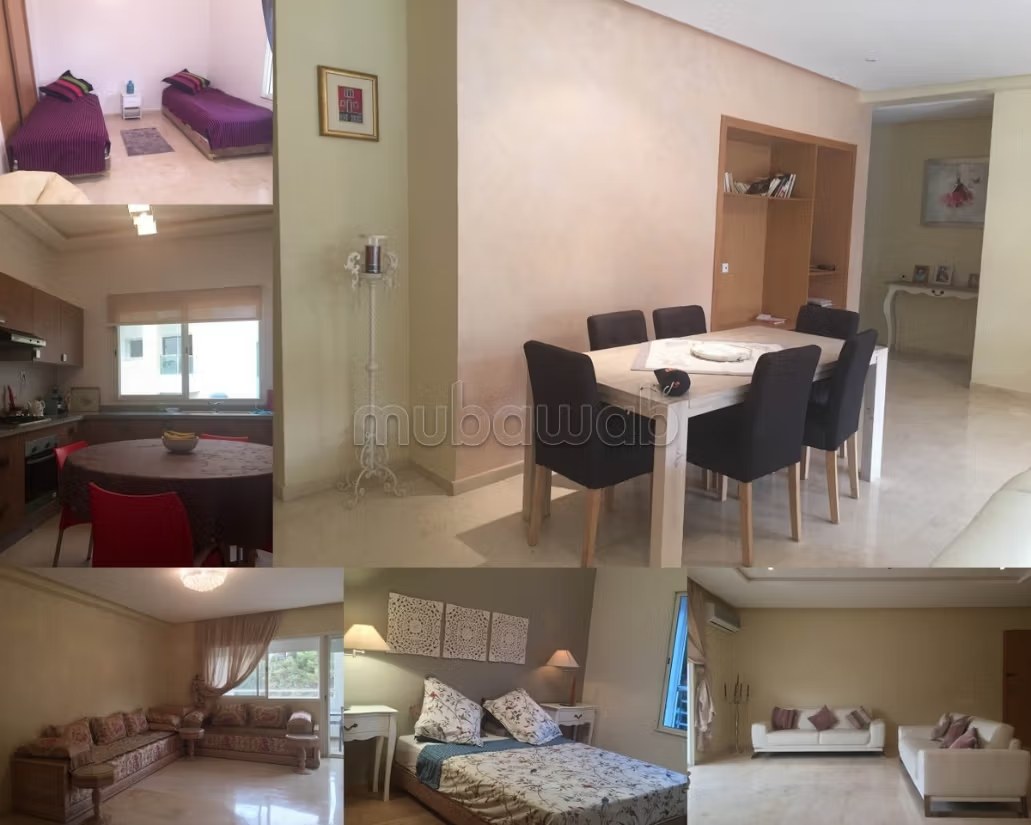 Appartement de vacances à louer à Nouvelle Ville.
Superficie 148 m².
Double vitrage et chauffage central