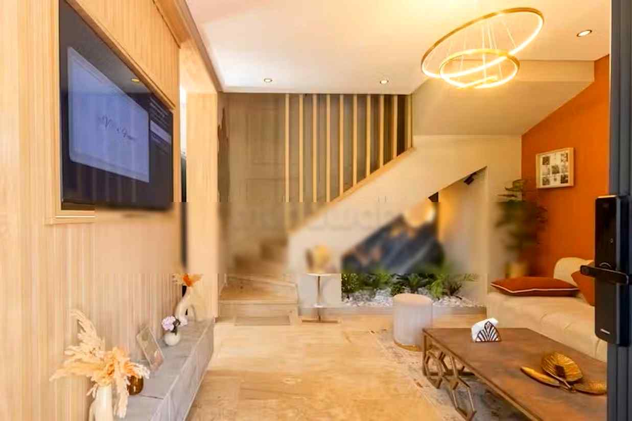 Duplex moderne avec piscine et plage