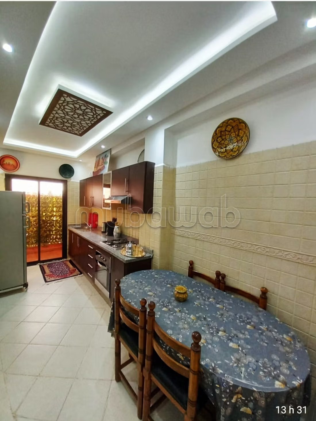 Appartement de vacances à louer à Guéliz. 4 pièces. Salon Marocain, sécurité - Photo 13