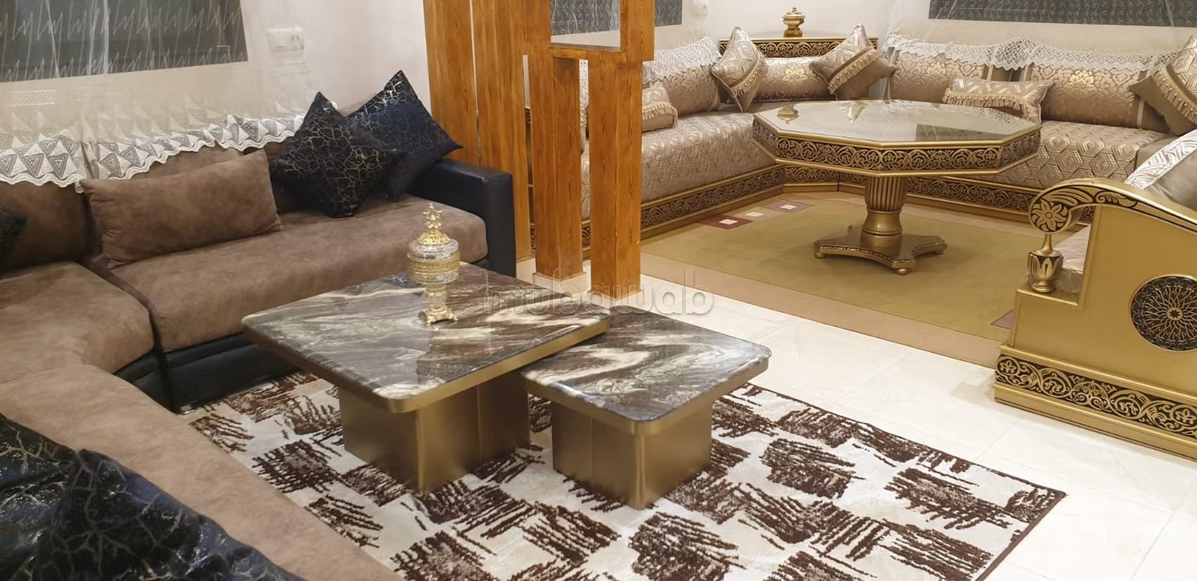 Location saisonnière à Branes 1. Surface de 100 m². Salon traditionnel marocain, résidence sécurisée - Photo 7