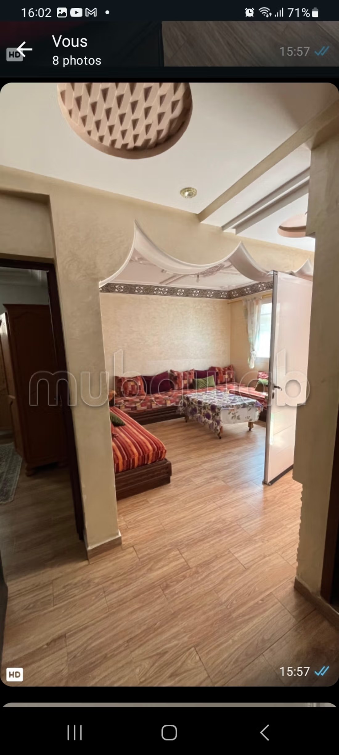 Appartement de vacances à louer à Hay Qods. 1 Pièce. Salon Marocain, sécurité