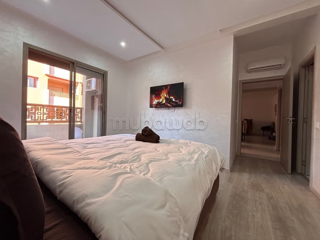 Appartement de vacances à louer à Ouasis. 1 Pièce. Concierge et piscine