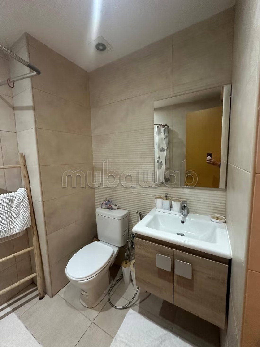 Location saisonnière à Guéliz. 1 chambre. Double vitrage et chauffage central
