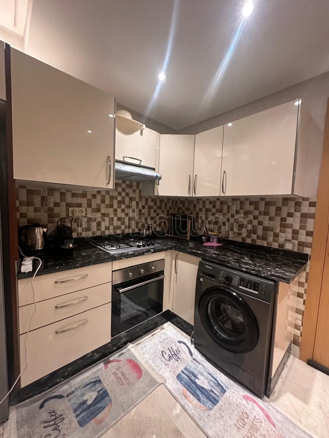 Location saisonnière à Guéliz. 1 chambre. Double vitrage et chauffage central