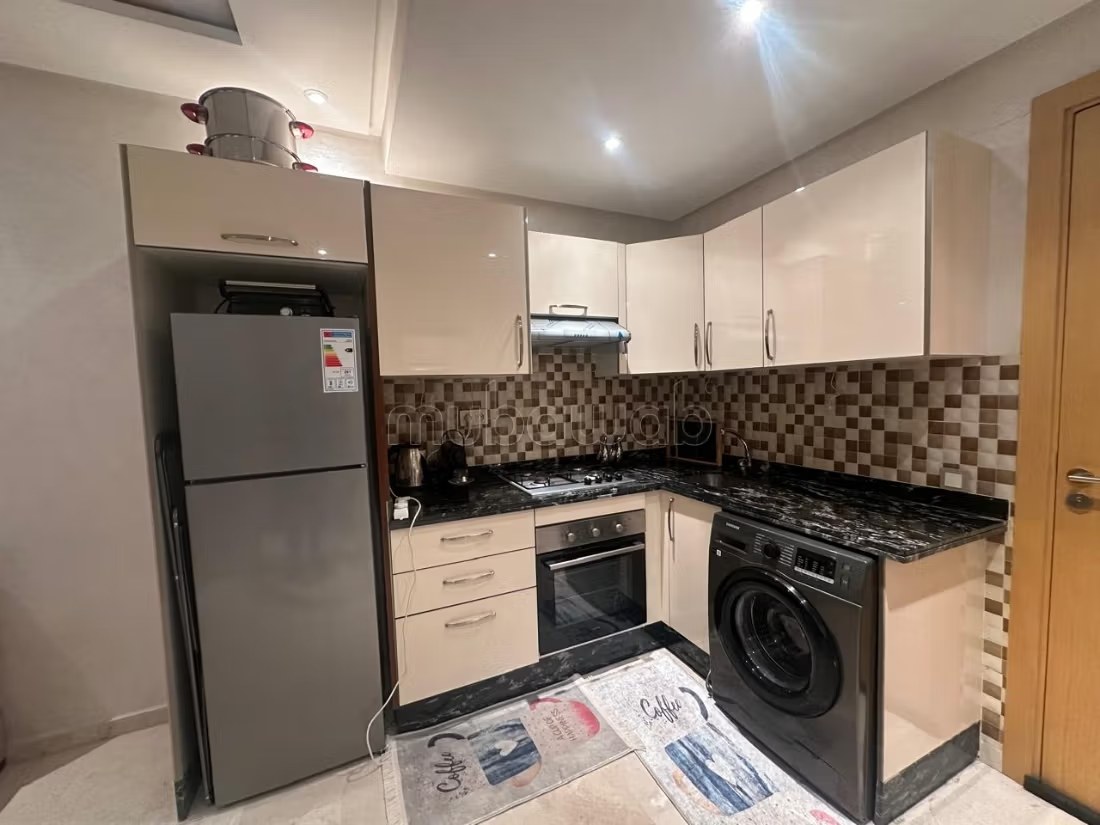 Location saisonnière à Guéliz. 1 chambre. Double vitrage et chauffage central