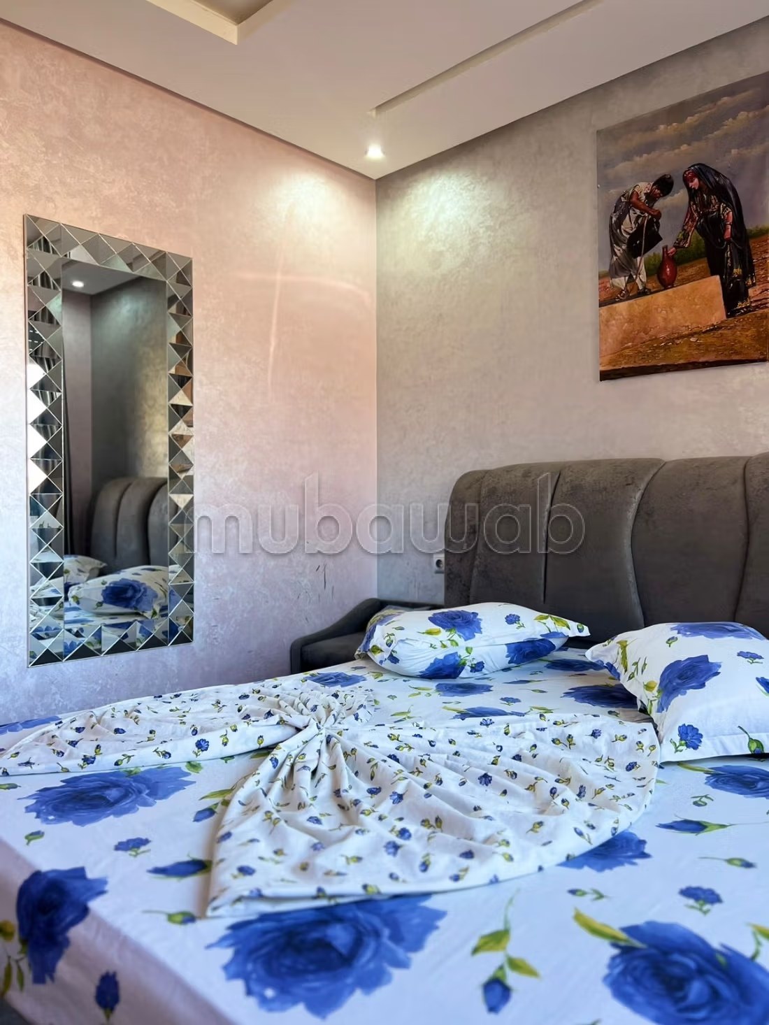 Location saisonnière à Guéliz. 2 belles chambres. Système de parabole et salon marocain - Photo 8