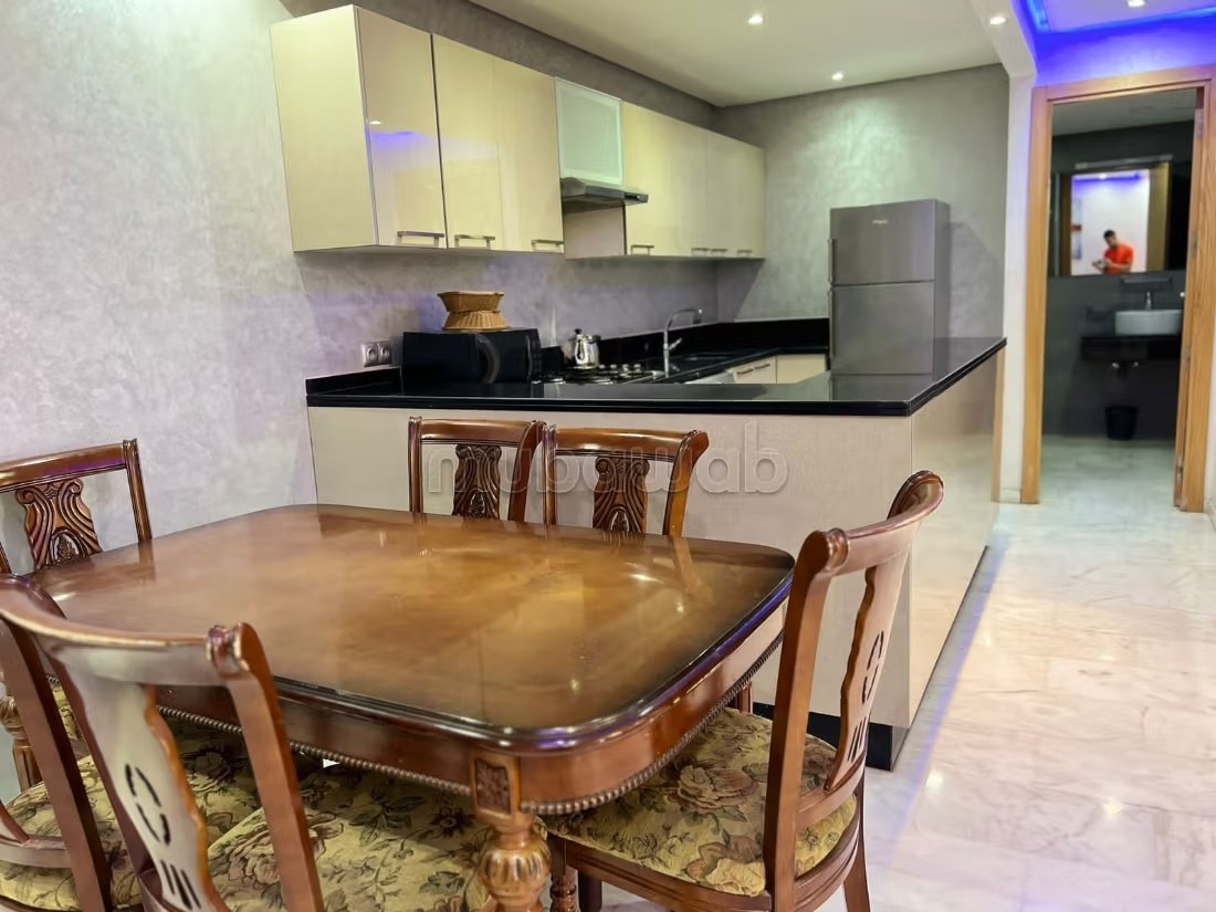 Location saisonnière à Guéliz. 2 belles chambres. Système de parabole et salon marocain - Photo 13