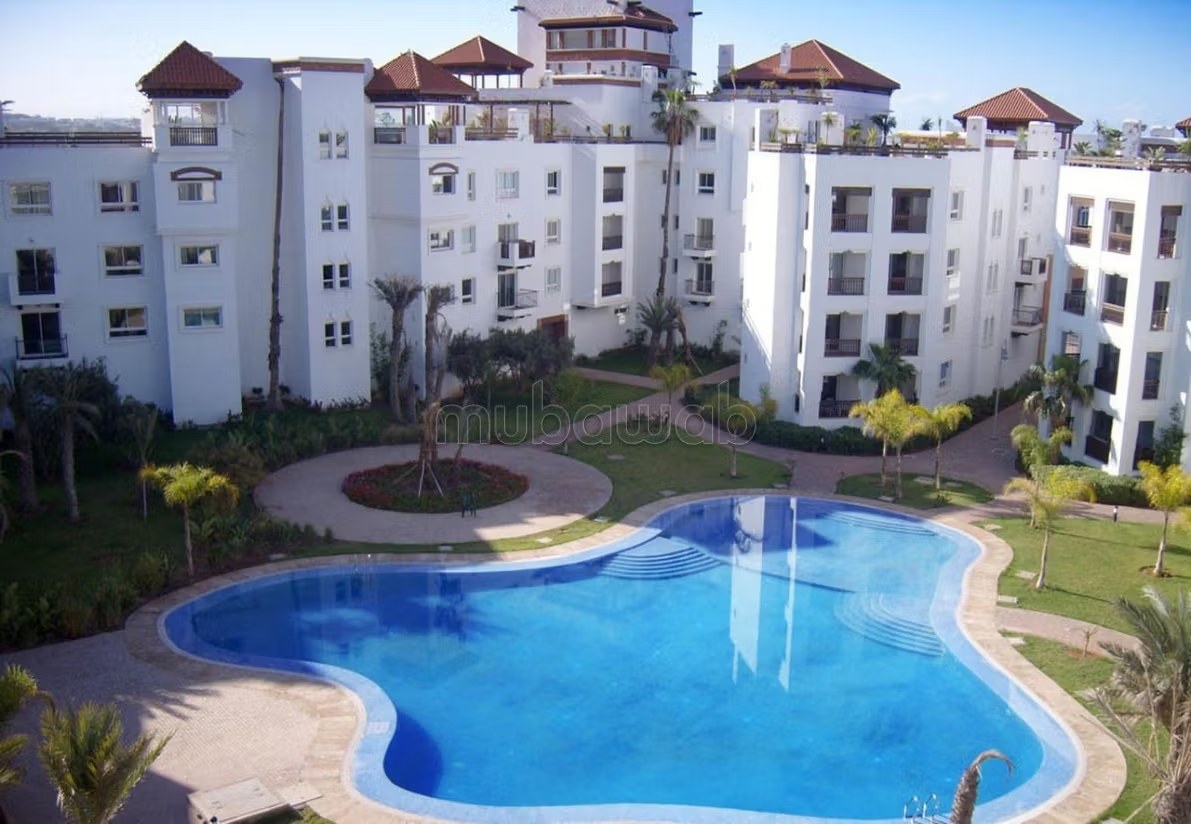 Location saisonnière à la marina d'agadir Secteur Touristique à la marina agadir. 2 chambres et salon - Photo 2