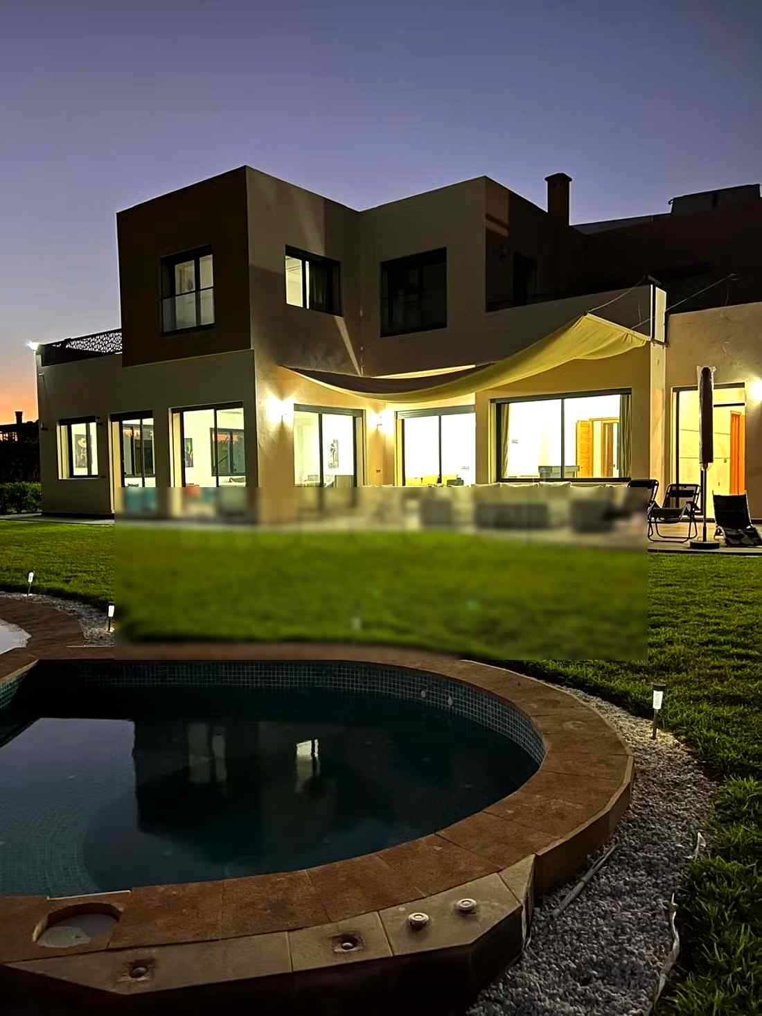 Location saisonnière villa haut standing à Riad Al Atlas. Superficie 500 m². Fenêtres avec double vitrage et porte blindée - Photo 3