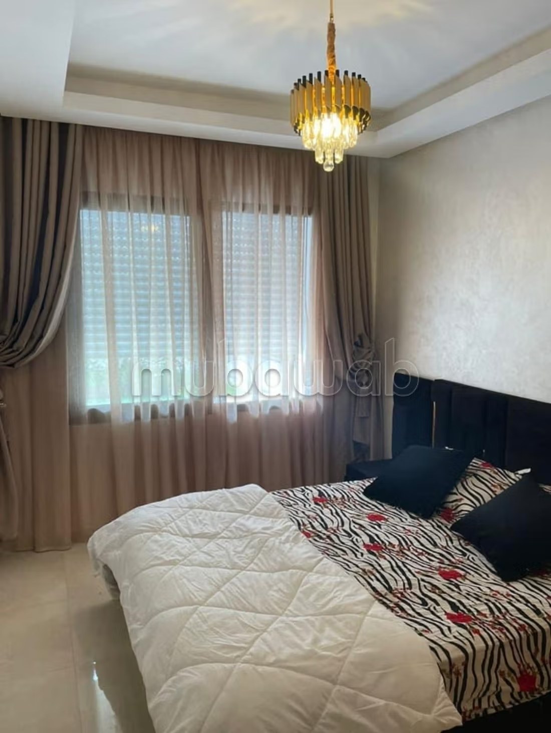 Location saisonnière à El Mansouria. Surface totale 55 m². Système de parabole et salon marocain - Photo 7