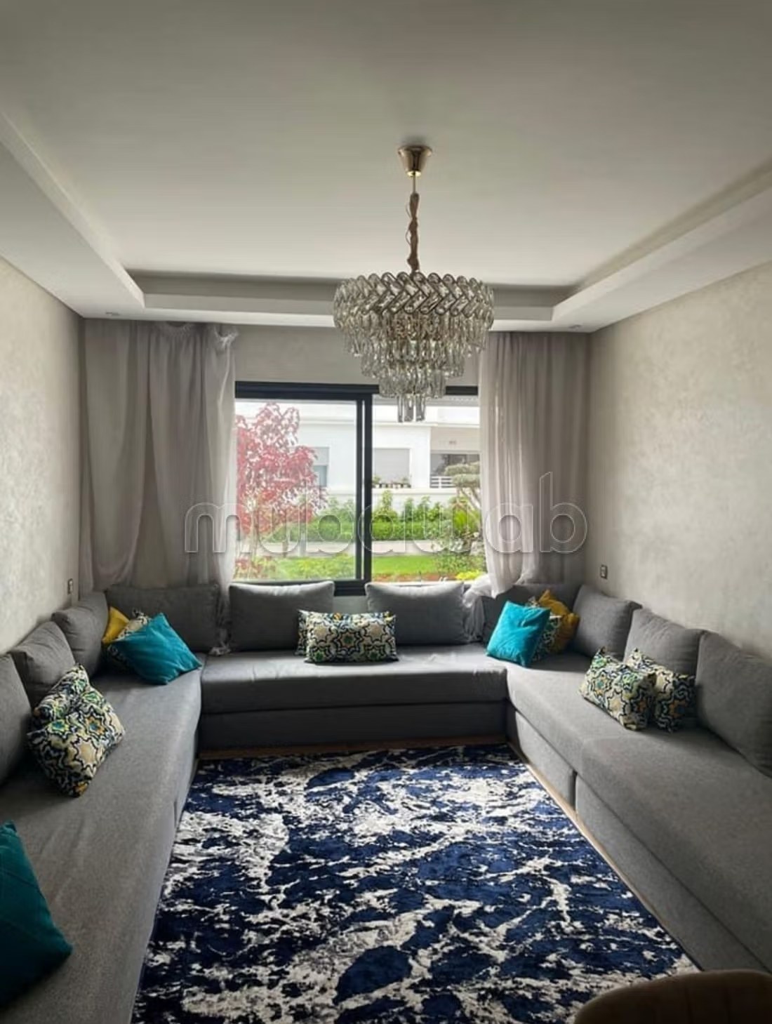 Location saisonnière à El Mansouria. Surface totale 55 m². Système de parabole et salon marocain - Photo 6