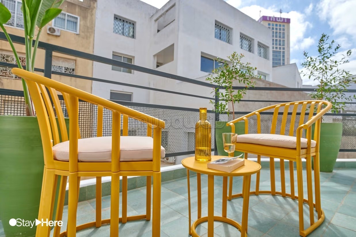 Appartement Cosy avec Terrasse Privée Maarif - Photo 14