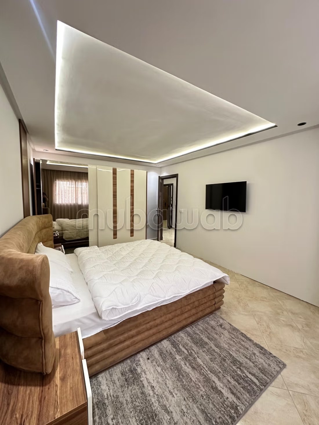 Location d'un appartement à De La Plage. 2 belles chambres. Ascenseur et places de parking