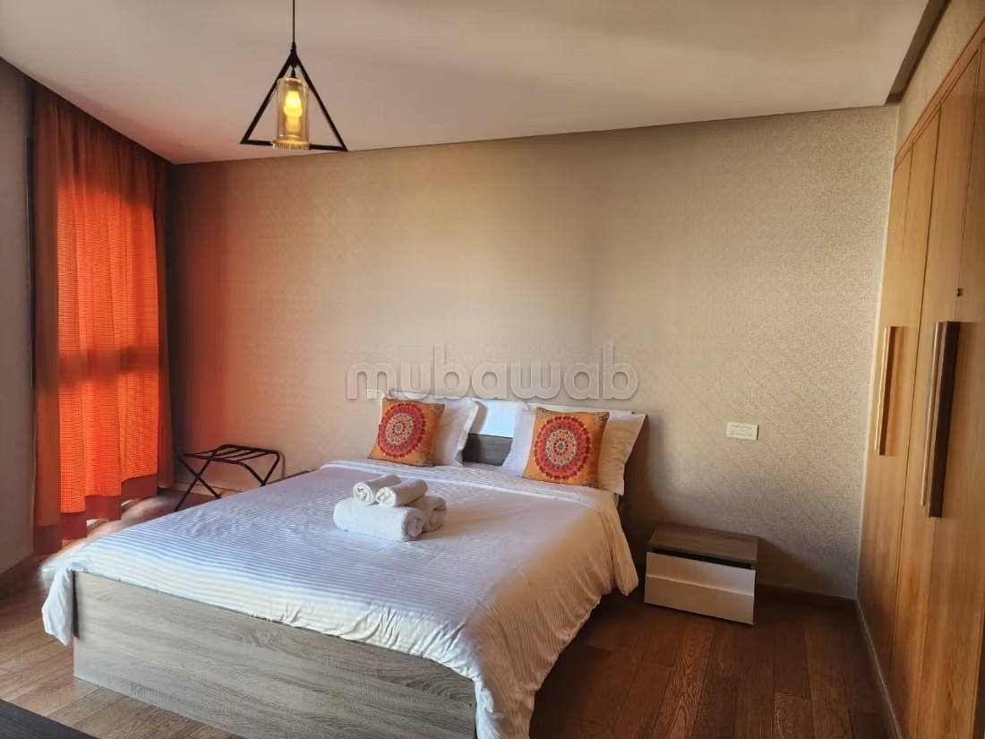 Appartement de vacances à louer à Casablanca Marina. Superficie 75 m². Vue exceptionnelle sur la mer, chauffage central - Photo 10