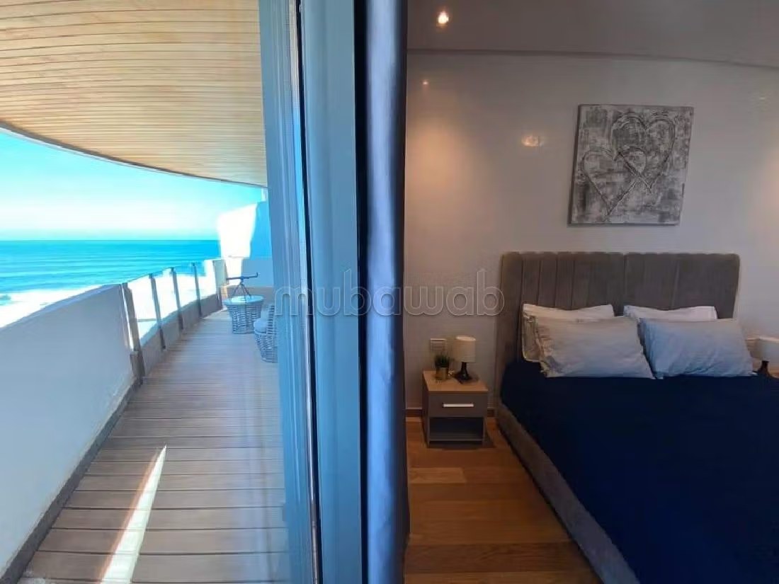 Appartement de vacances à louer à Casablanca Marina. Superficie 75 m². Vue exceptionnelle sur la mer, chauffage central - Photo 5