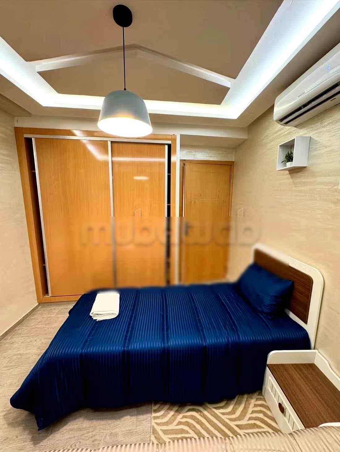 Appartements à louer à Beni Mellal. 2 chambres. Fenêtres avec double vitrage et porte sécurisée