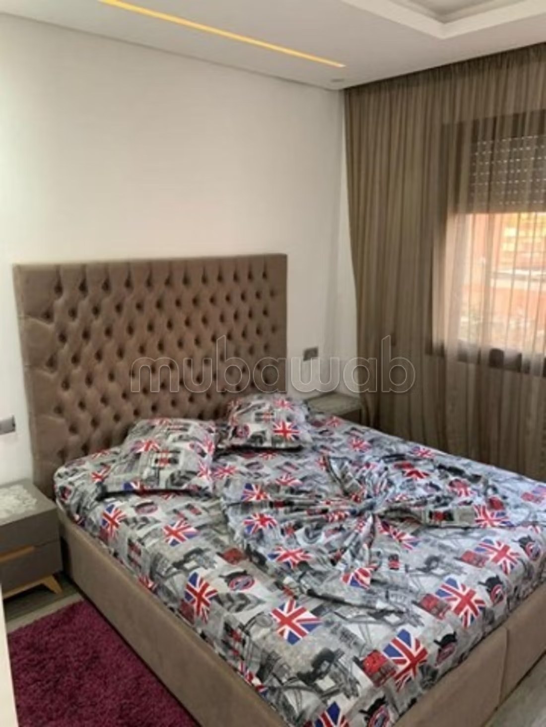 Location d'un appartement à Guéliz. 1 chambre. Ascenseur et terrasse