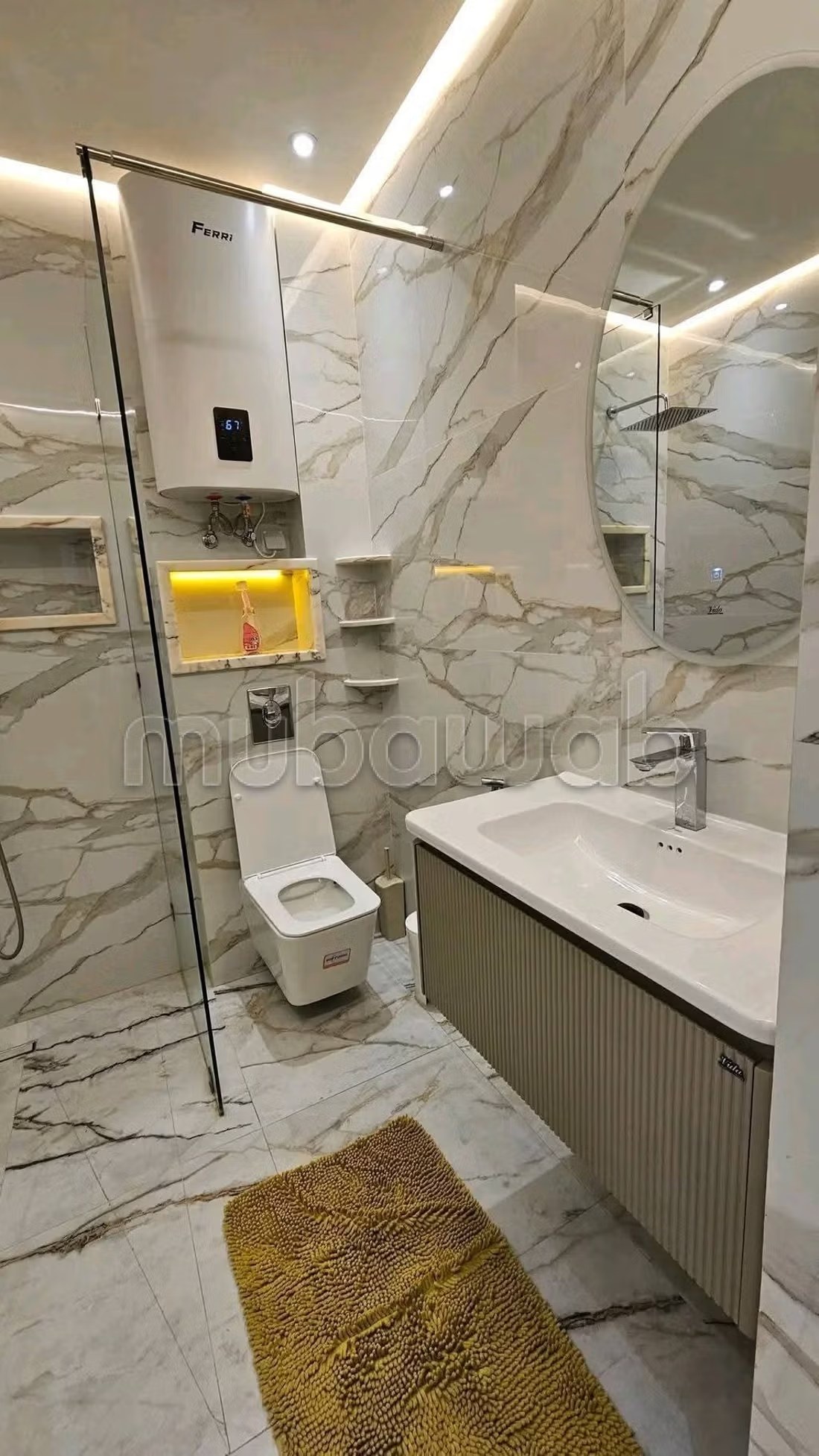 Location saisonnière villa de luxe à Douar Laarab. 2 chambres agréables. Avec ascenseur et espace vert - Photo 5